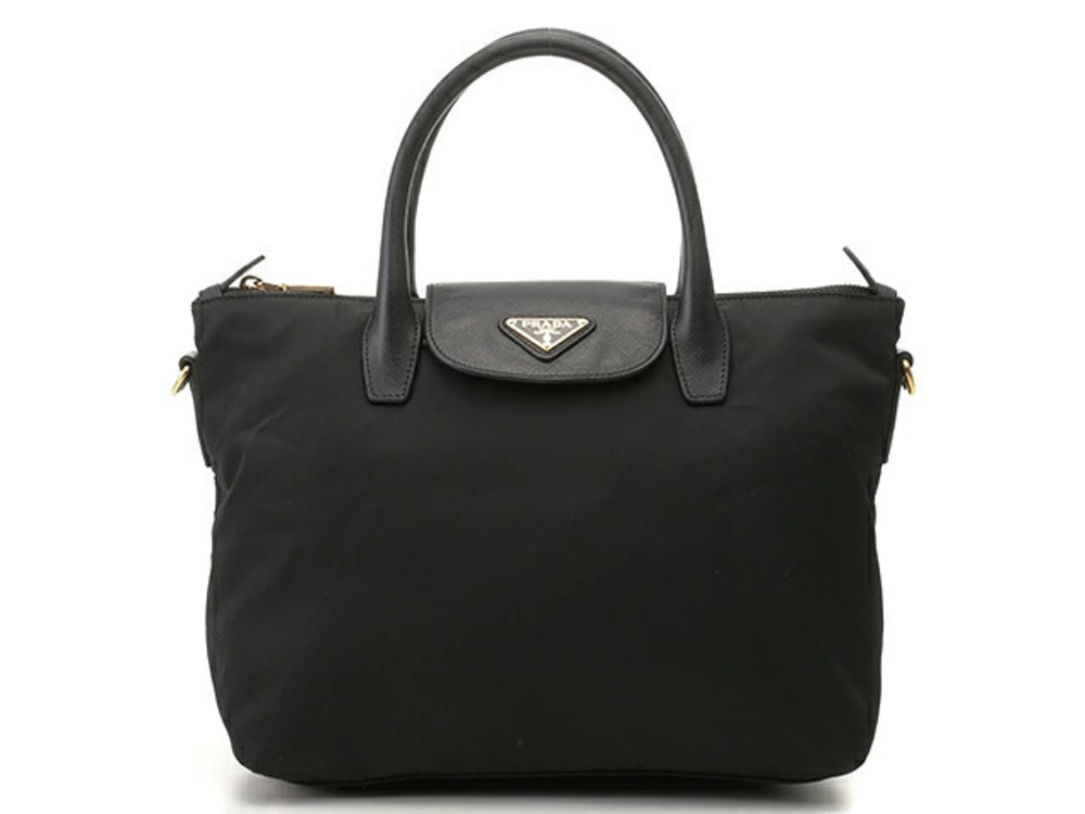 Prada Shoulder Bag Saffiano Black